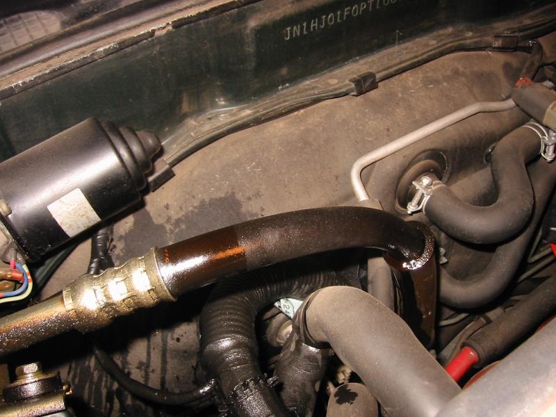 2000 Nissan maxima leaking power steering fluid #10